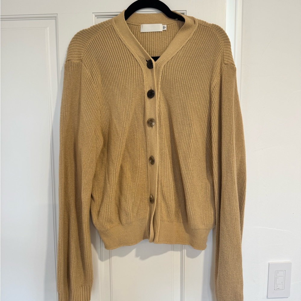 Moussy Vintage Cream Button Up Cardigan. Size S. New.